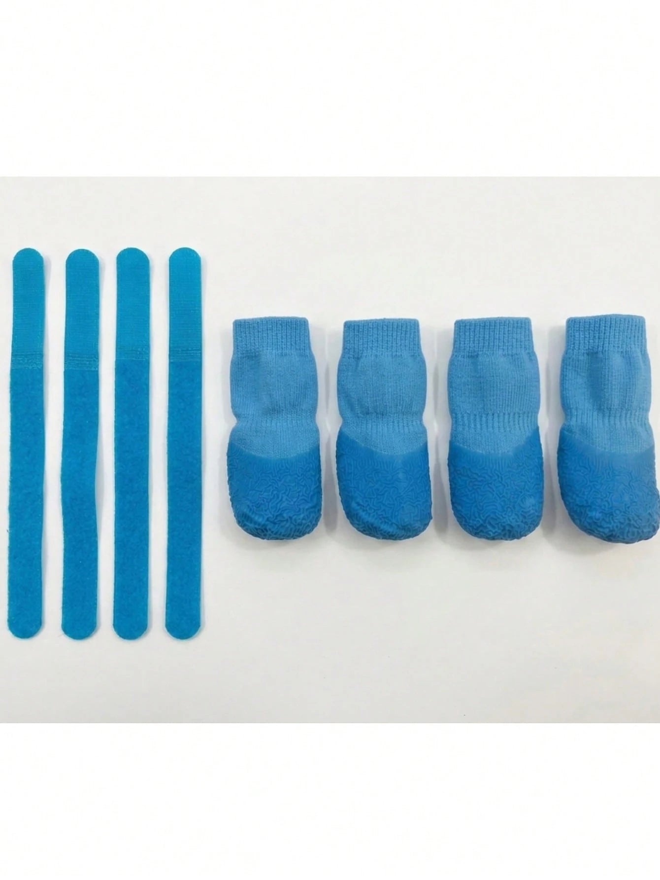 4pcs/Set Waterproof Pet Dog Shoes (Random Style), Non-Slip Soft Sole, Scratch-Resistant & Wear-Resistant, Washable & Reusable, Durable Pet Boots Suitable For Bichon, Corgi, Teddy And Other Dog Breeds