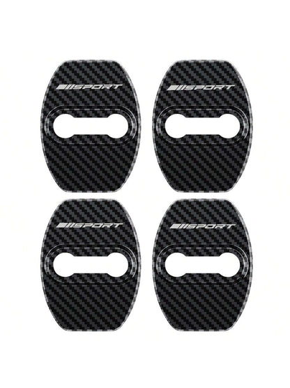 4pcs Stainless Steel Car Accessories Protecte Door Lock Covers For Toyota For Tacoma For RAV4 For Yaris For Camry For Corolla Auto Decorate Styling