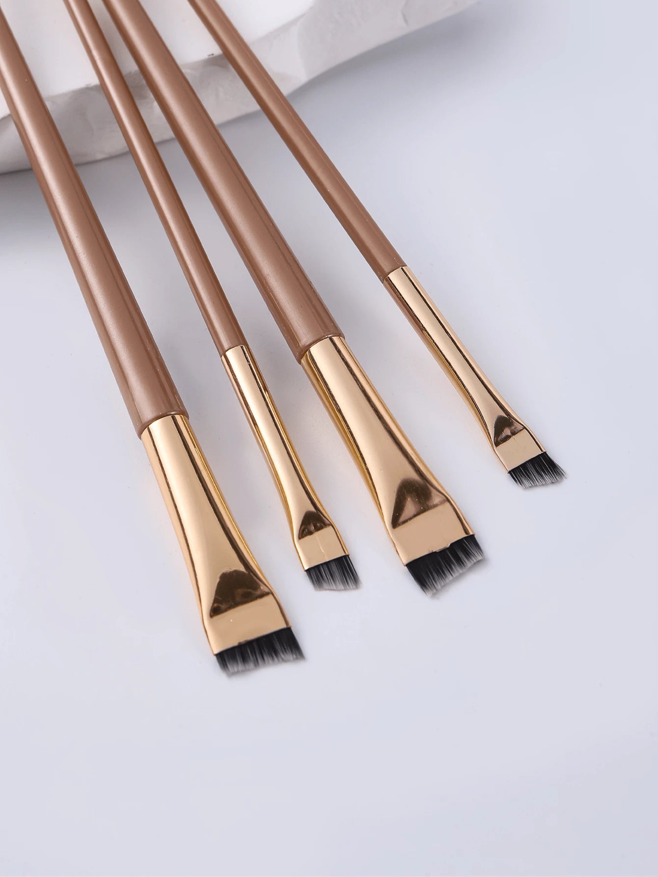 4pcs Upgraded Blade Eyeliner And Eyebrow Brush Set, Ultra-Thin & Angled & Flat Brush, Precise Detail Brush For Makeup Application, Eyebrow Brush, Eyeshadow Brush, Brush,Giveaways
