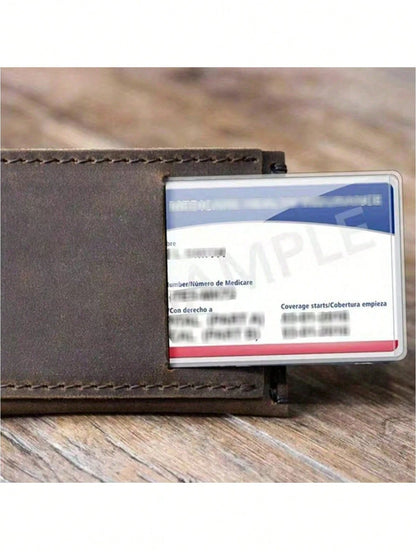 5/10/15/20pcs New Transparent PVC Protective Sleeve Waterproof Card Holder Medical Card Holder Card Sleeve Card Sticker Card Holder Card Sleeve Card Holder Card Clip Card Bag Business Card Holder Cred