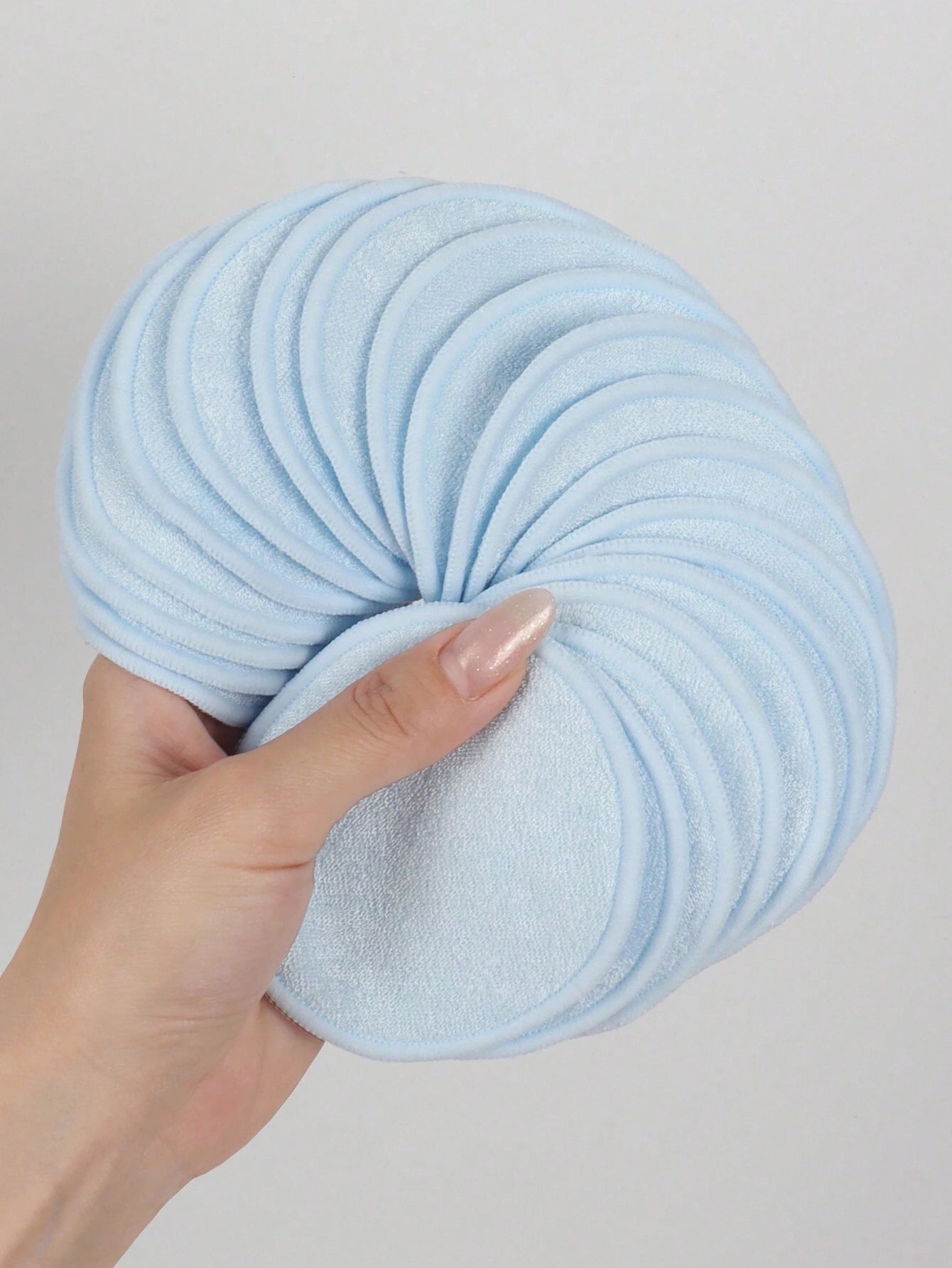 5/10/20pcs Reusable Makeup Remover Pads, Washable & Gentle On Skin, Quick Makeup Removal, Suitable For All Skin Types.,Makeup,Cheap,Room Decor,Vanity,Travel,Bedroom,Makeup Accessories,Puff,Makeup Blen