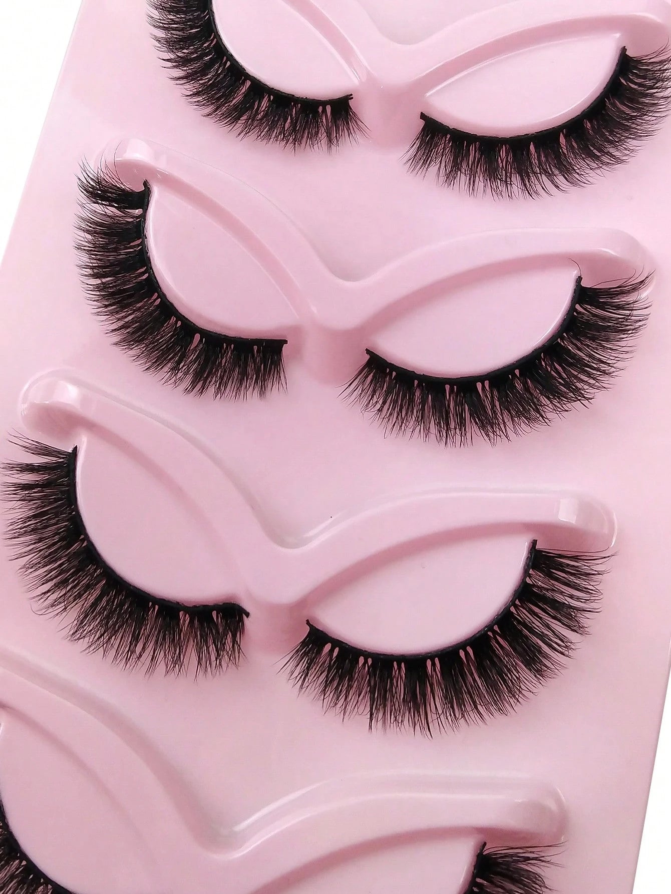 5 Pairs Cat Eye False Eyelashes Natural Look Lashes Fake Lashes Essential For Beginners Perfect For Parties Music Festivals And Daily Wear