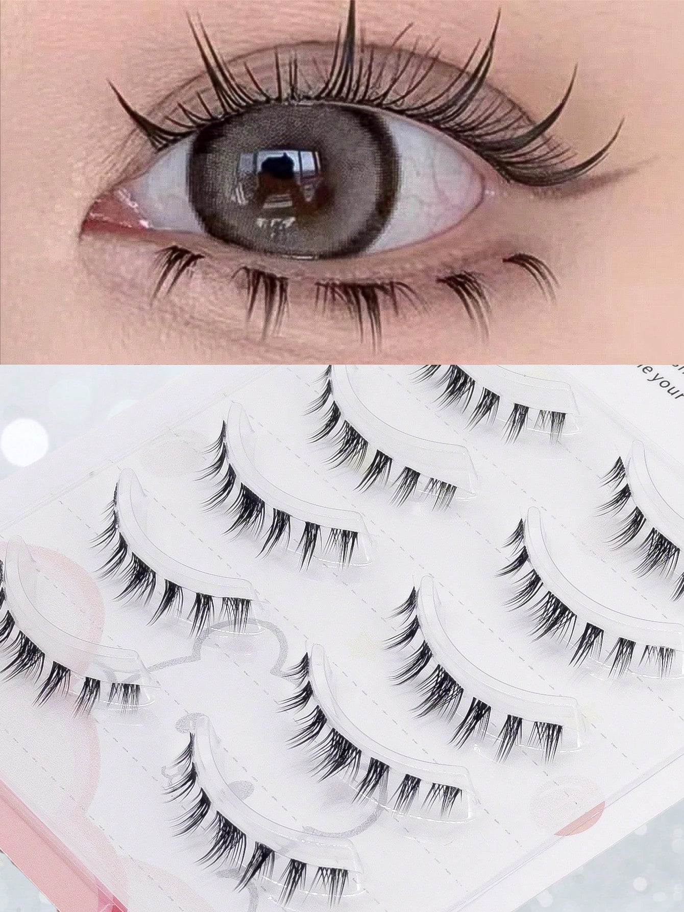 5 Pairs Manga Lower False Eyelashes, Ultra-Soft Fibers, Thin Lash Bands, Vivid Natural Look, Reusable, Light & Comfortable To Wear, Ideal For Asian & Korean Cosplay, Anime Makeup, Professional Makeup