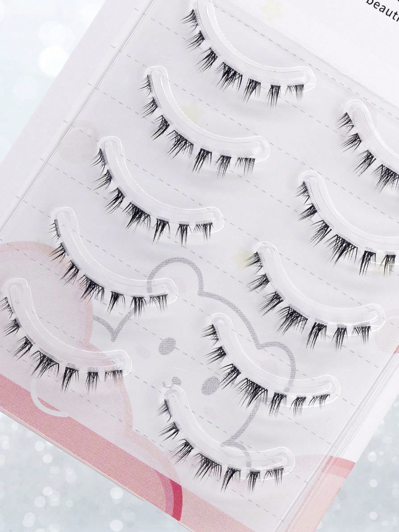 5 Pairs Manga Lower False Eyelashes, Ultra-Soft Fibers, Thin Lash Bands, Vivid Natural Look, Reusable, Light & Comfortable To Wear, Ideal For Asian & Korean Cosplay, Anime Makeup, Professional Makeup