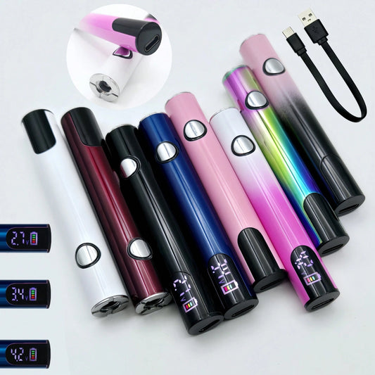 510 Battery Pen With Digital Display, Adjustable Voltage, USB-C Charging, 510 Thread Soldering Iron Battery Pen, Portable Smart Tool Pen Suitable For Indoor And Outdoor DIY Projects