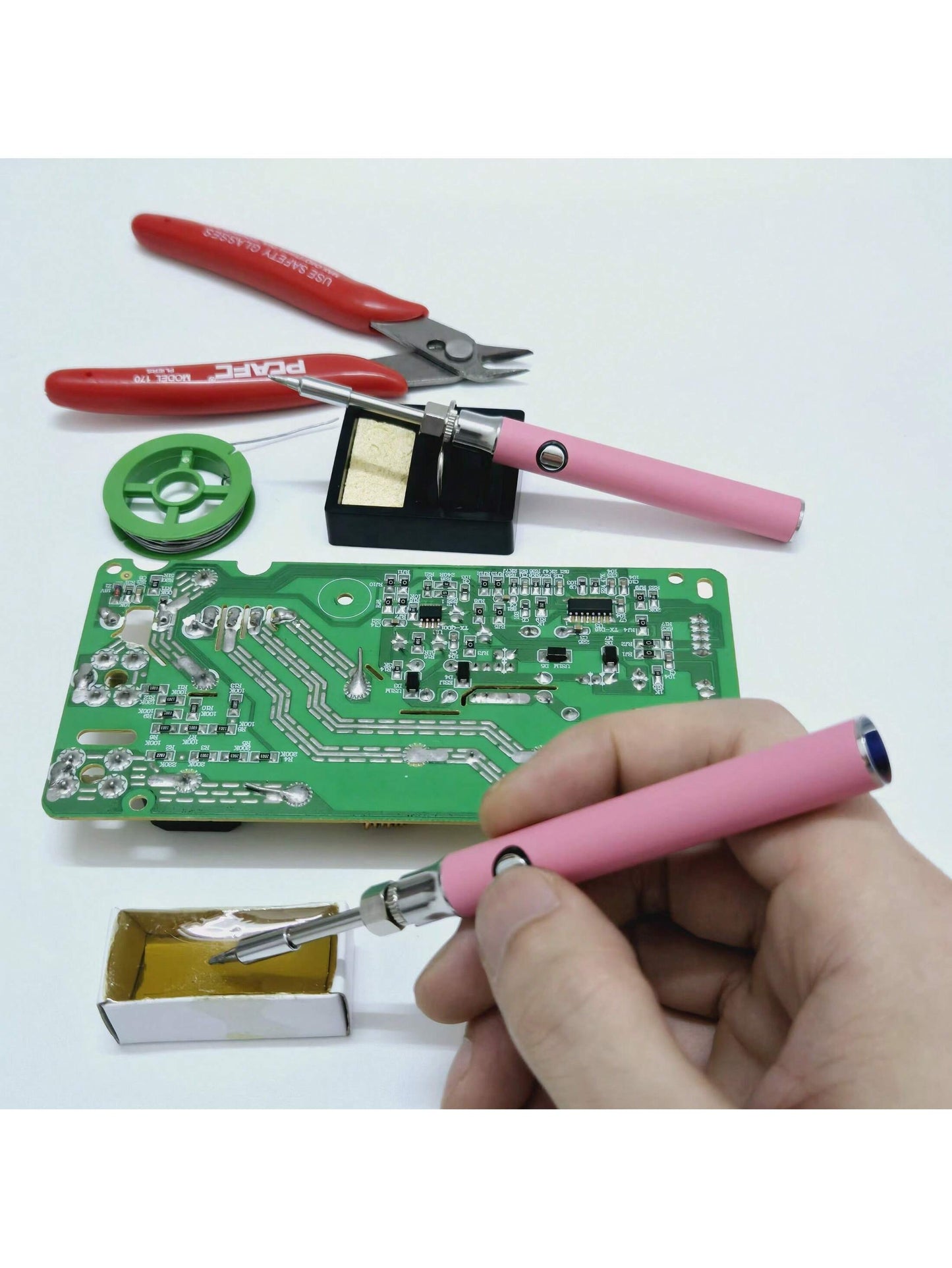 510 Thread Battery Powered Adjustable Voltage Smart Soldering Iron Pen, Compatible With Ink Cartridges, Portable Mini Soldering Iron Tool With 510 Thread USB Charger, Suitable For DIY Indoor/Outdoor T