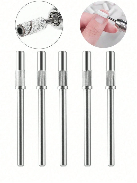 5pcs 3.1mm Mini Mandrel Nail Bit For Nails Drill Small Sanding Bands