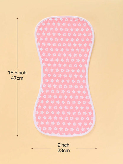 5pcs Baby Anti-Spit/Burp Bibs, Waterproof Soft Absorbent, Suitable For Baby Boys And Girls