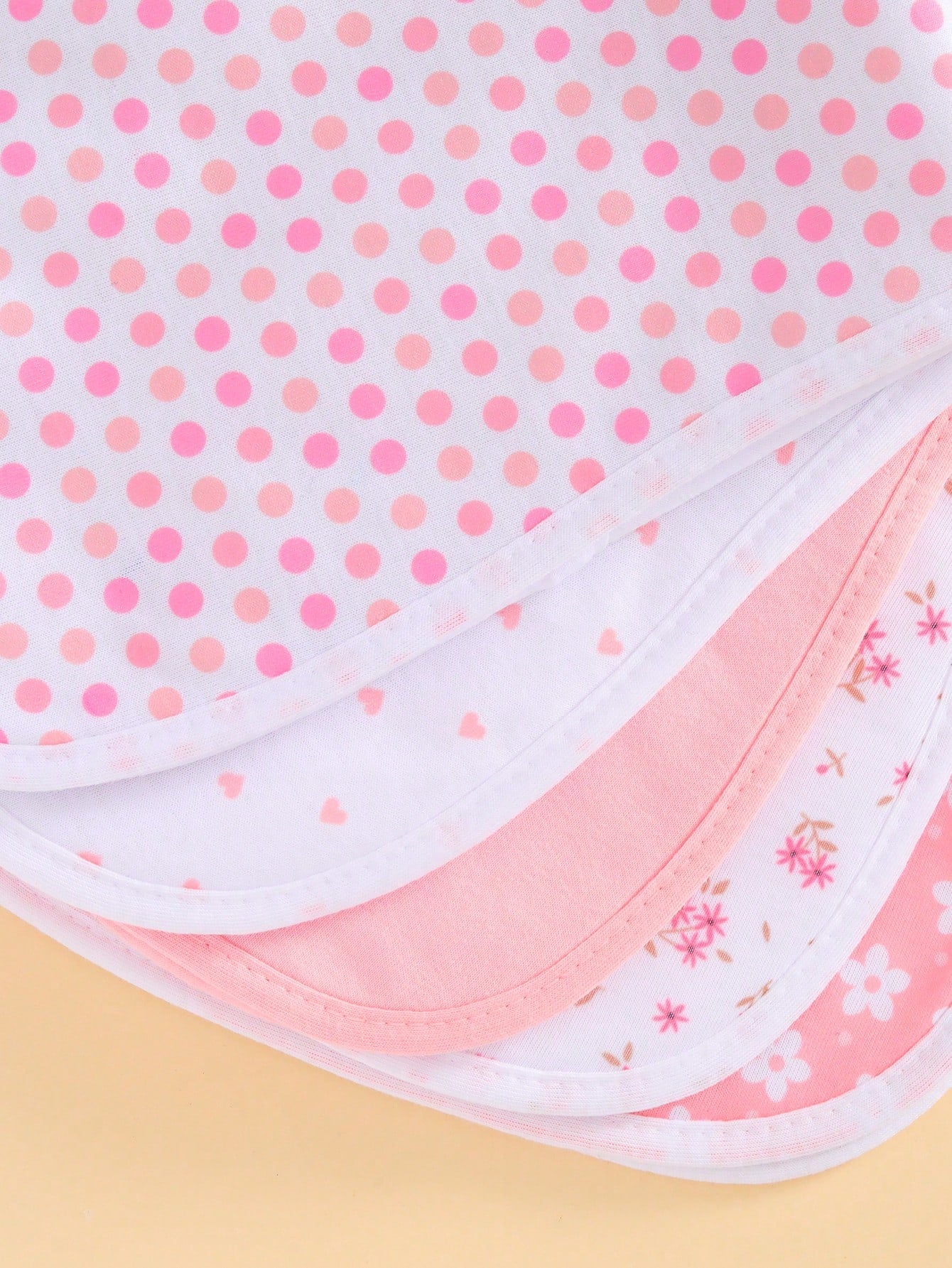 5pcs Baby Anti-Spit/Burp Bibs, Waterproof Soft Absorbent, Suitable For Baby Boys And Girls