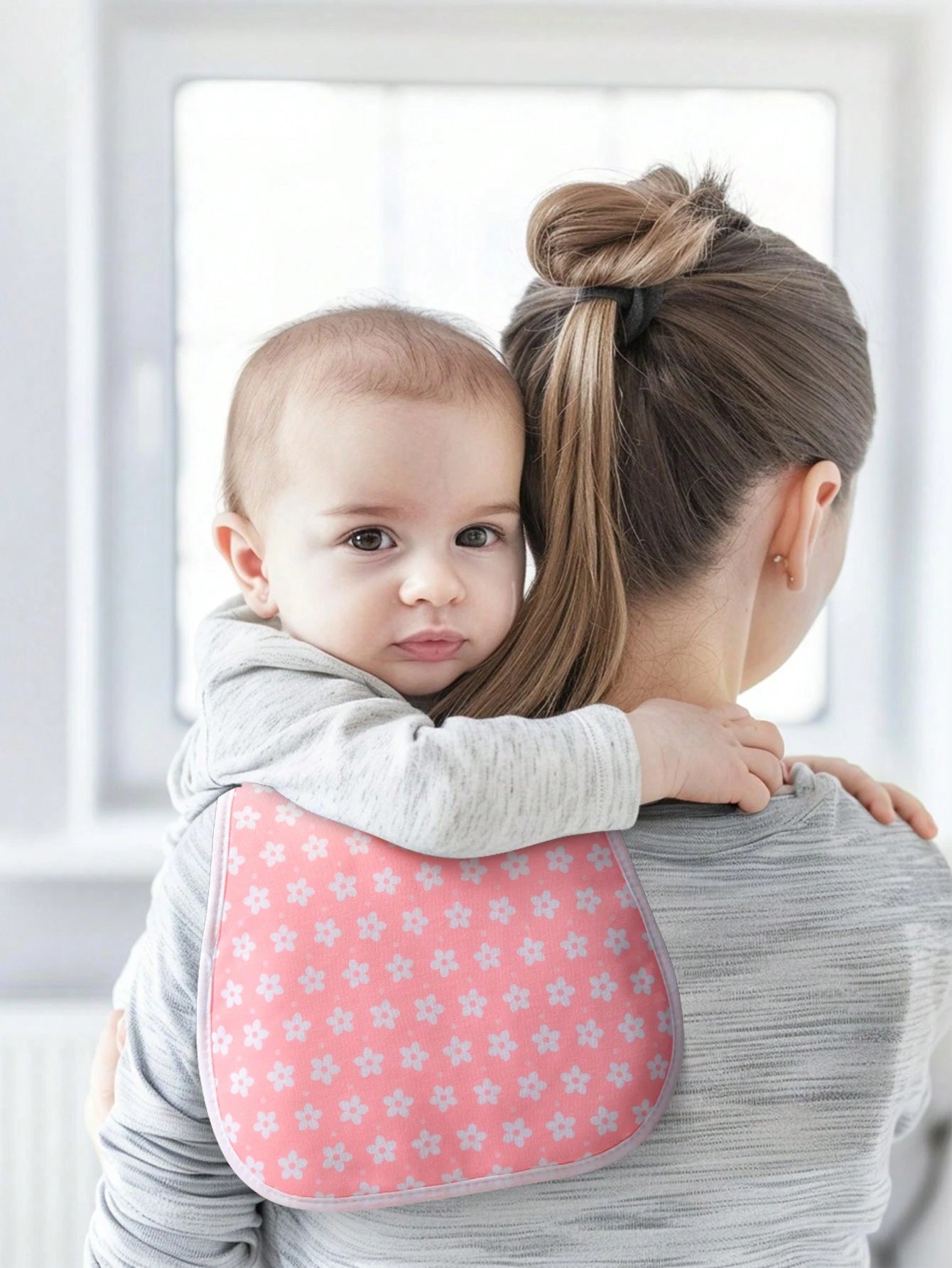 5pcs Baby Anti-Spit/Burp Bibs, Waterproof Soft Absorbent, Suitable For Baby Boys And Girls
