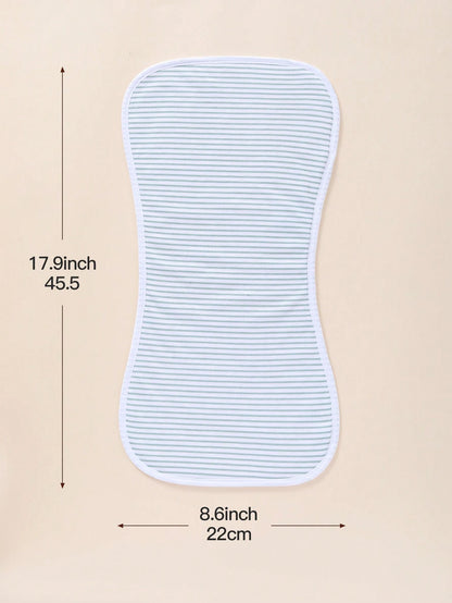 5pcs Baby Anti-Spit/Burp Bibs, Waterproof Soft Absorbent, Suitable For Baby Boys And Girls