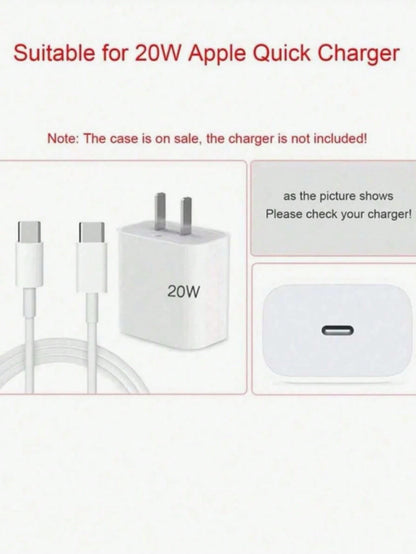 5pcs Charger Protective Case Set, Rose Flower Pattern, Includes Data Cable Storage Accessories, 20W/18W Charging Adapter And Adapter Head Cover, Compatible With Apple 11/12/13/14/15/16/13 Promax/16 Pr