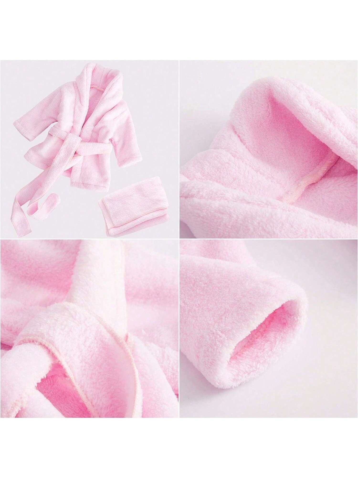 5PCS Newborn Photography Props Baby Girl Bathrobes Bath Towel Outfit With Slippers Cucumber Photo Props For Infant Boys Girls Baby Shower Easter Gift Things For Girls/Boys