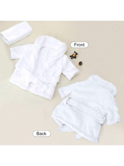 5PCS Newborn Photography Props Baby Girl Bathrobes Bath Towel Outfit With Slippers Cucumber Photo Props For Infant Boys Girls Baby Shower Easter Gift Things For Girls/Boys