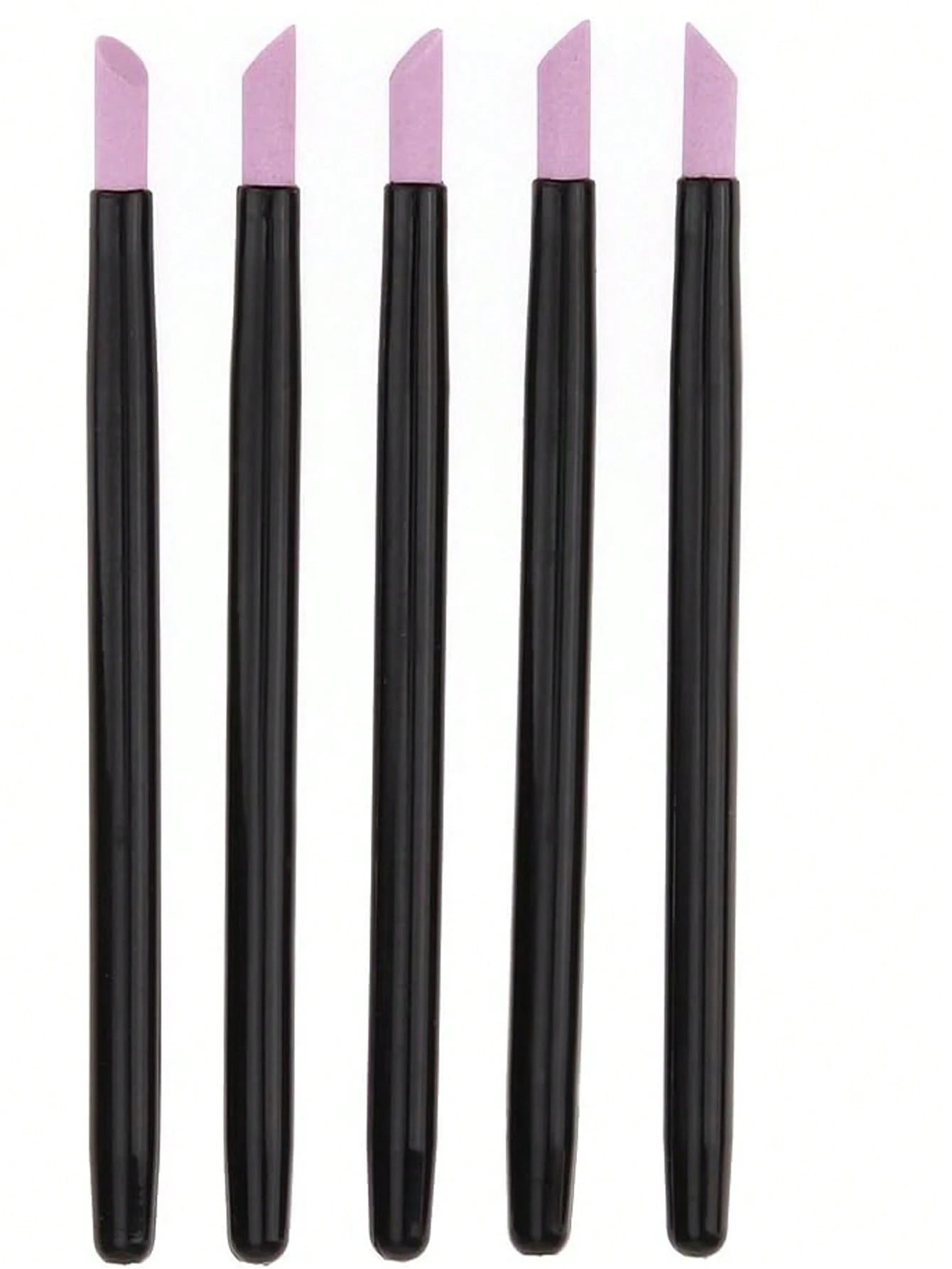 5pcs/Set Quartz Stone Nail Care Tools, Cuticle Remover, Professional Manicure Tools Include 45° Nail Pusher, Buffer Block, Foot Care Cleaner