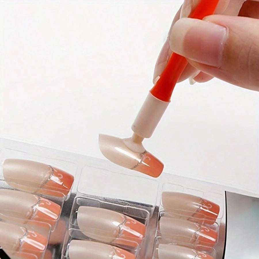 6/10PCS Suction Cup Nail Art Assistant Tools, PP Plastic Ergonomic Nail Application Sticks, Can Adsorb And Fix Nails, Precise Application Of Nail Polish Gel, Toe Nail Trimming, Foot Cleaning Home Salo