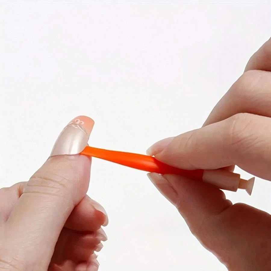 6/10PCS Suction Cup Nail Art Assistant Tools, PP Plastic Ergonomic Nail Application Sticks, Can Adsorb And Fix Nails, Precise Application Of Nail Polish Gel, Toe Nail Trimming, Foot Cleaning Home Salo