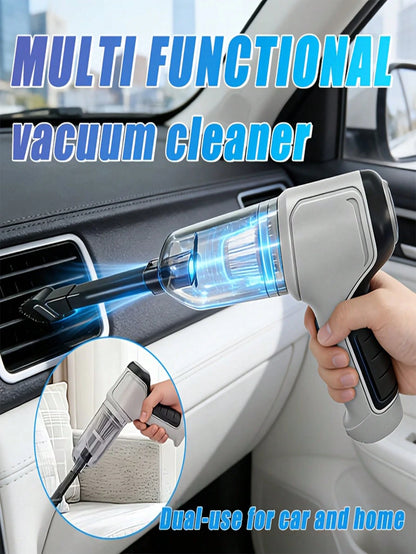 6-In-1 Portable Wireless Vacuum Cleaner, 2400mAh Rechargeable Battery High Power Mini Vacuum, With Brushless Motor Air Blower And Pump, Handheld Vacuum Cleaner, Suitable For Car, Home, Office, Camping