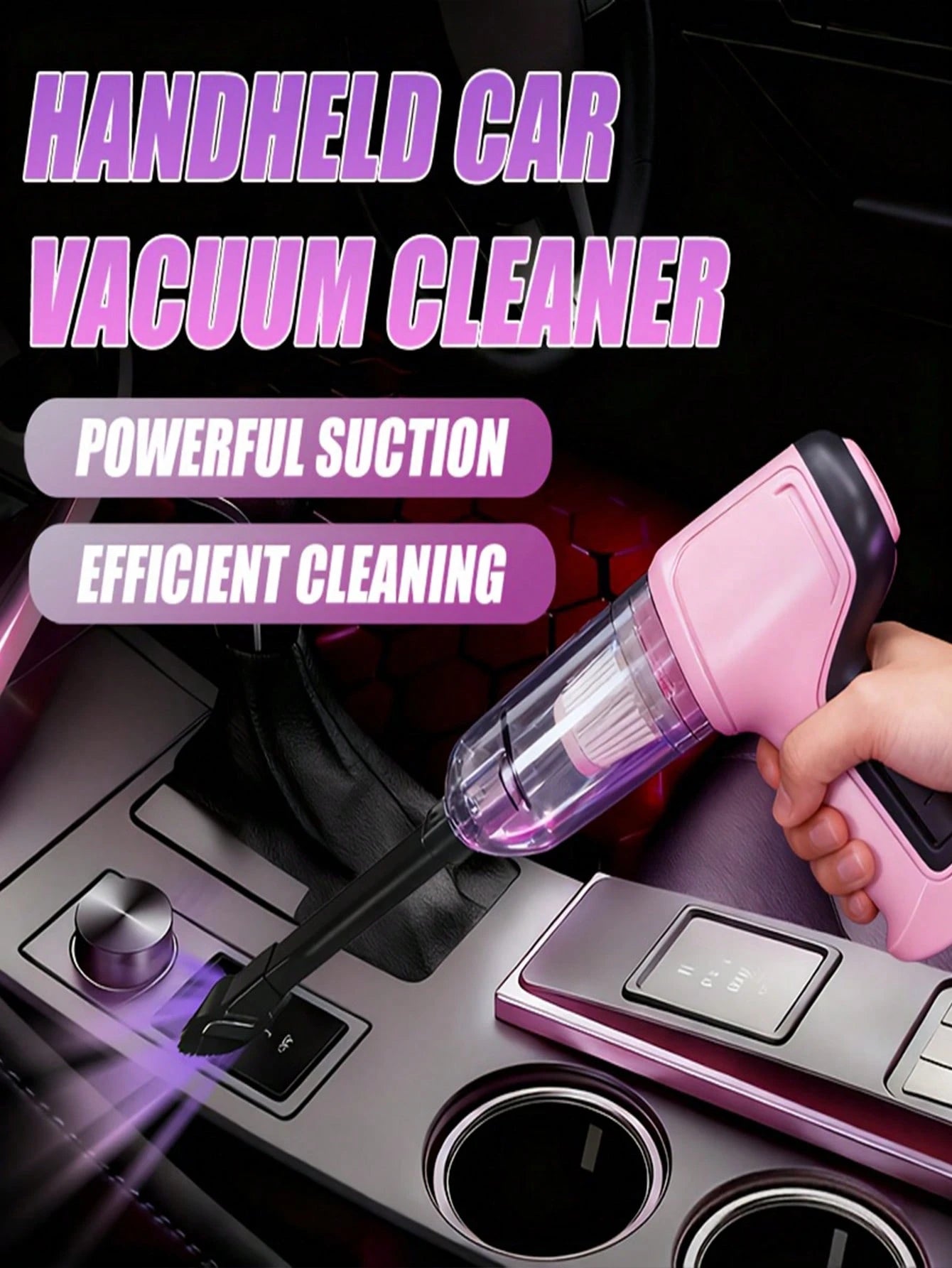 6-In-1 Portable Wireless Vacuum Cleaner, 2400mAh Rechargeable Battery High Power Mini Vacuum, With Brushless Motor Air Blower And Pump, Handheld Vacuum Cleaner, Suitable For Car, Home, Office, Camping