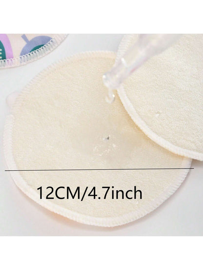 6-Pack Nursing Pads- Washable Breast Pads For Breastfeeding, Nursing Bra Nipple Pads For Breastfeeding, Pumping Bra Reusable Breast Pads