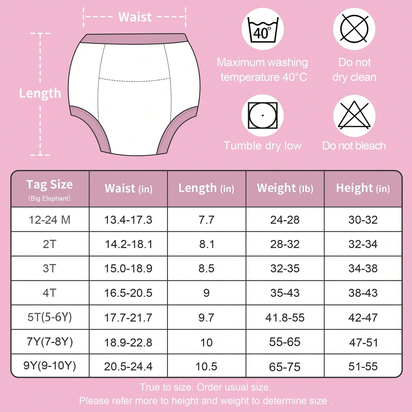 6-Pack Toddler Potty Training Pants, Soft And Absorbent Training Underwear For Boys And Girls, Ages 12 Months To 10 Years