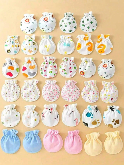 6 Pairs Kids Assorted Pattern Mittens, 20 Styles Randomly Shipped