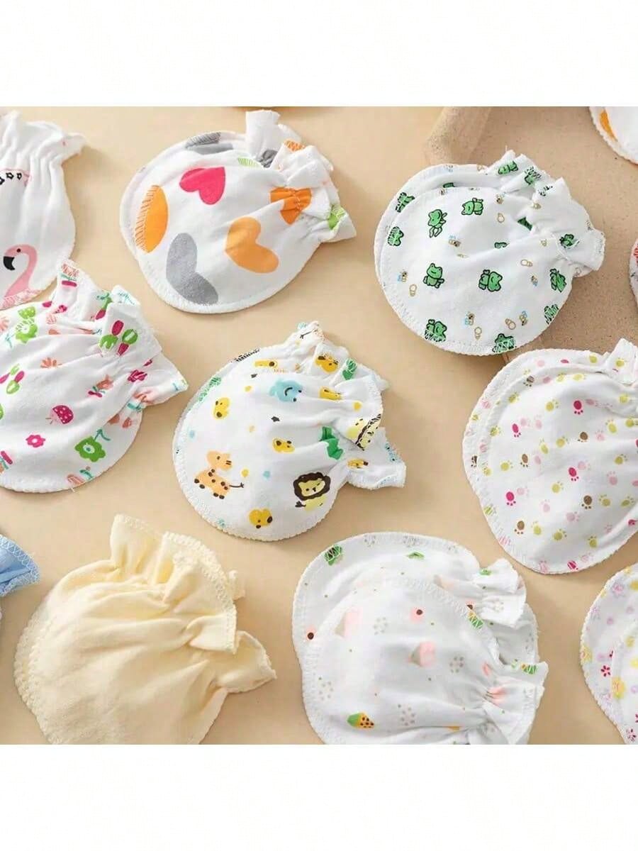 6 Pairs Kids Assorted Pattern Mittens, 20 Styles Randomly Shipped
