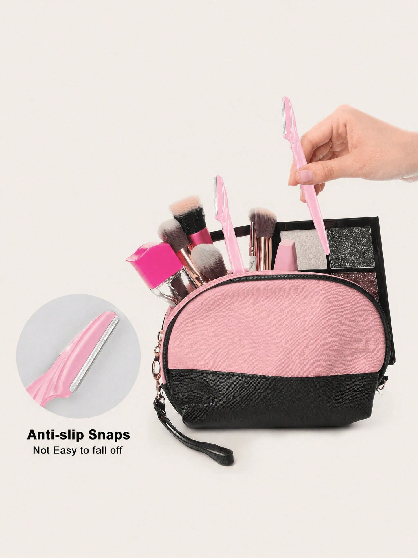 60/30/12/6/3/1pc Pink Set, Eyebrow Trimmer, Exfoliating Shaver, Body Hair Removal Trimmer And Facial Set, Women's Eyebrow Shaping Tool, Suitable For Daily Use Or Travel, Gift, Affordable Good, Travel