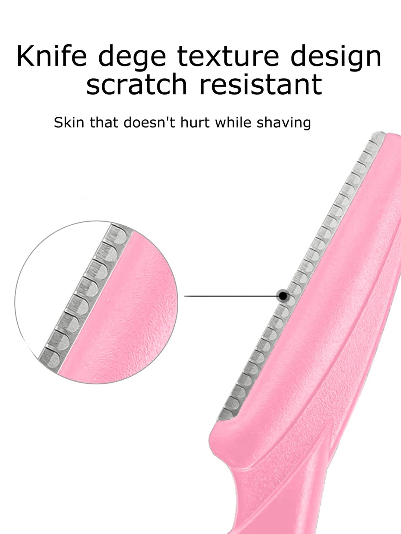 60/30/12/6/3/1pc Pink Set, Eyebrow Trimmer, Exfoliating Shaver, Body Hair Removal Trimmer And Facial Set, Women's Eyebrow Shaping Tool, Suitable For Daily Use Or Travel, Gift, Affordable Good, Travel