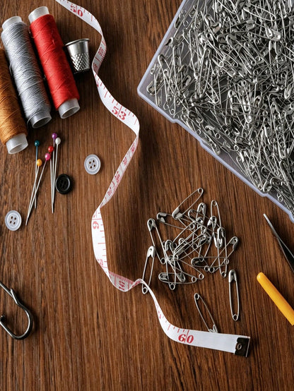 60pcs Stainless Steel Safety Pins, DIY Jewelry Making Craft Supplies