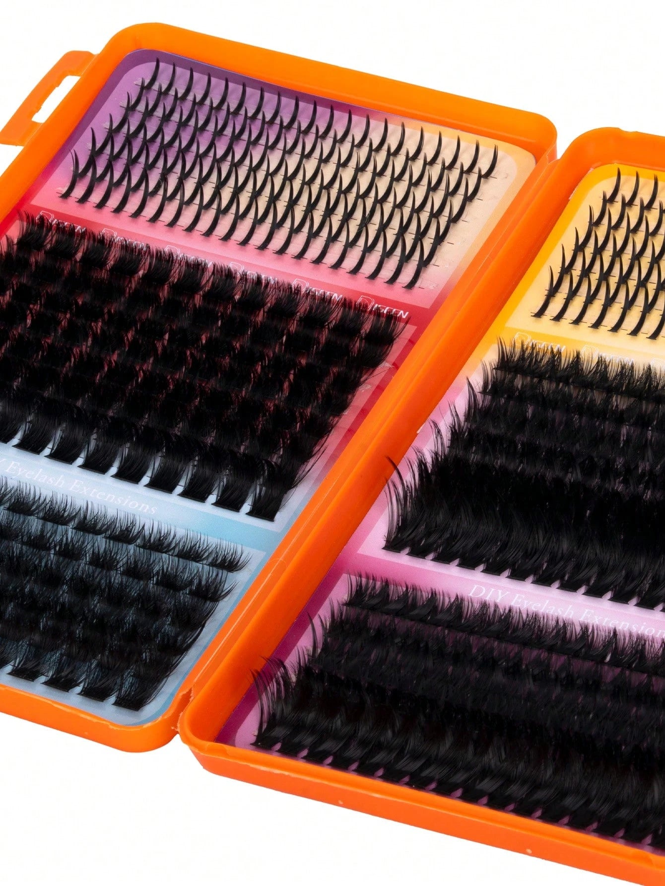 632pcs Large Capacity EyelashBook 8D Super Soft Comfortable High Quality DIYEyelash Clusters RussianEyelash DIYEyelash Extensions 6 Styles Eyelash Clusters Suitable For Daily Makeup,Party, Stage, Cosp