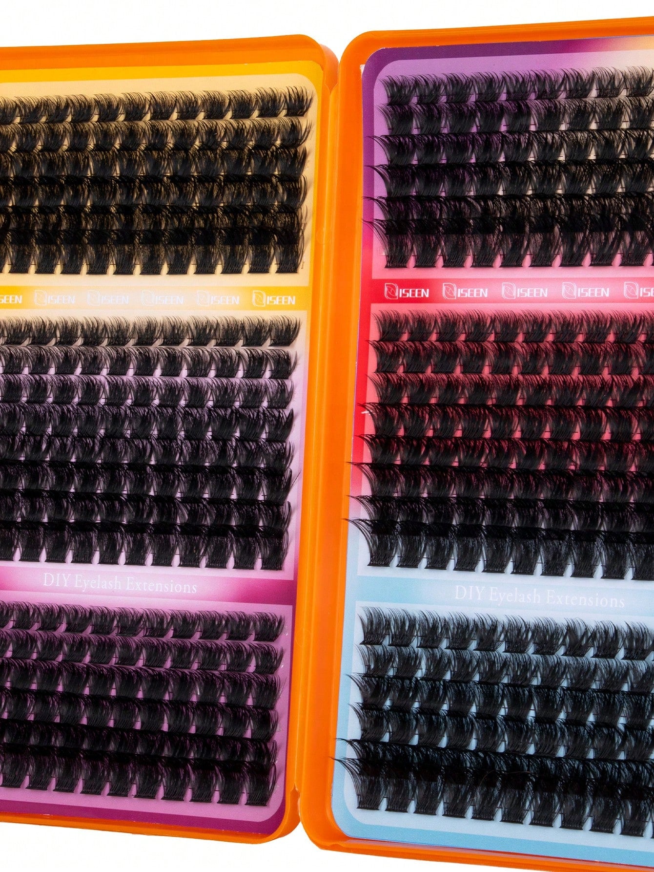 632pcs Large Capacity EyelashBook 8D Super Soft Comfortable High Quality DIYEyelash Clusters RussianEyelash DIYEyelash Extensions 6 Styles Eyelash Clusters Suitable For Daily Makeup,Party, Stage, Cosp