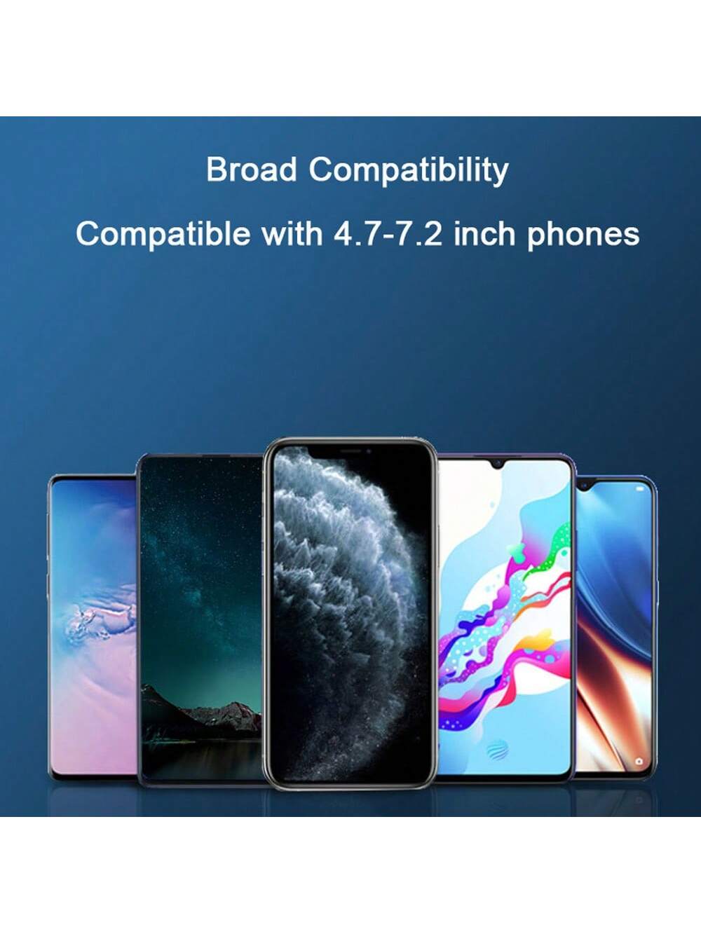 [66lbs Strong Suction Cup][Thick Case & Big Phone Friendly] Universal Car Phone Holder, Dashboard & Windshield Mounting, Compatible With IPhone 16/15/14/13/12