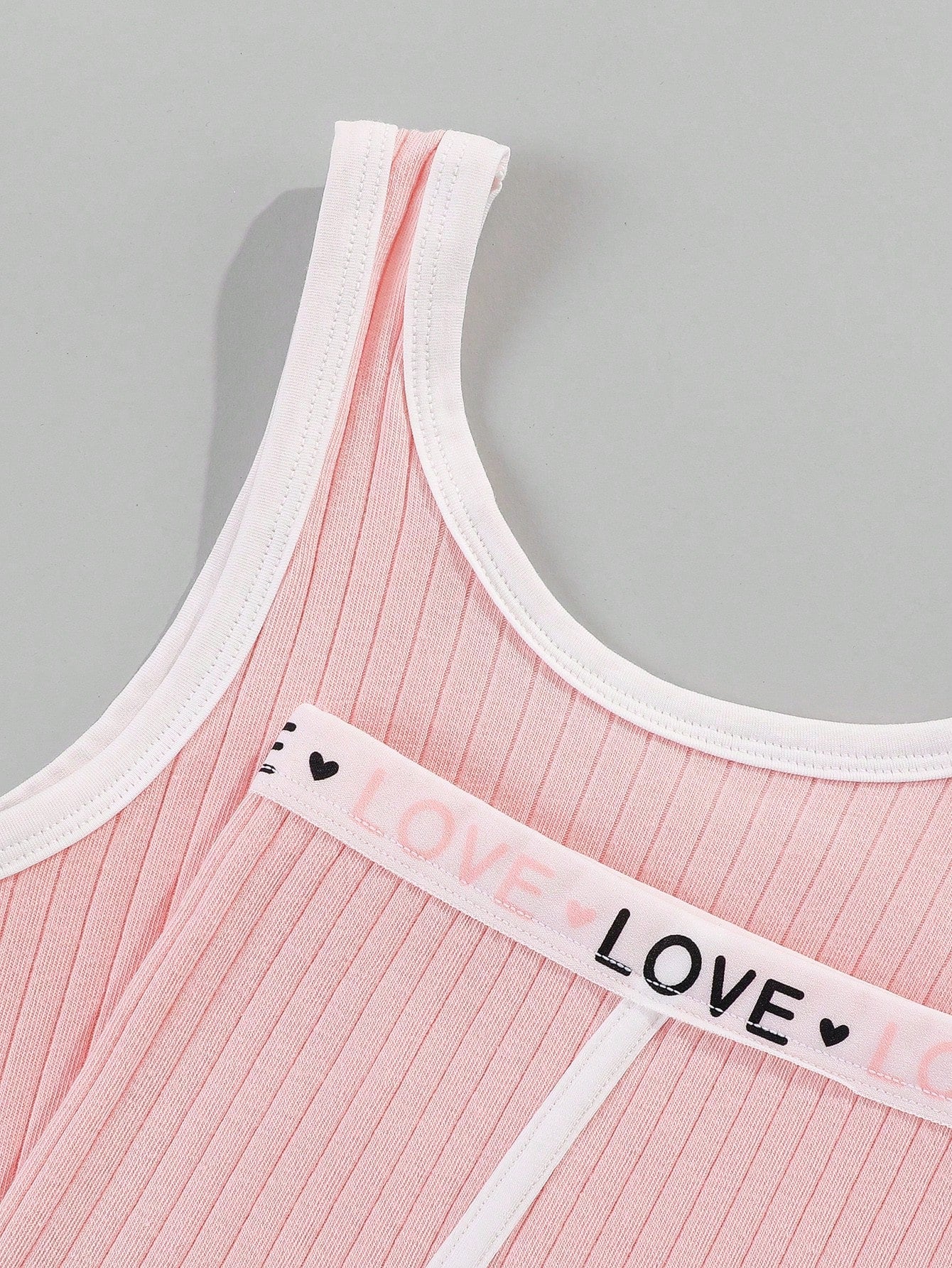 6pcs/Set Teen Girl Camisole Sports Bra,Solid Color Elastic Waist Panty,Simple Underwear Set For Girls,Back To School Winter,Work Lingerie Shorts Set