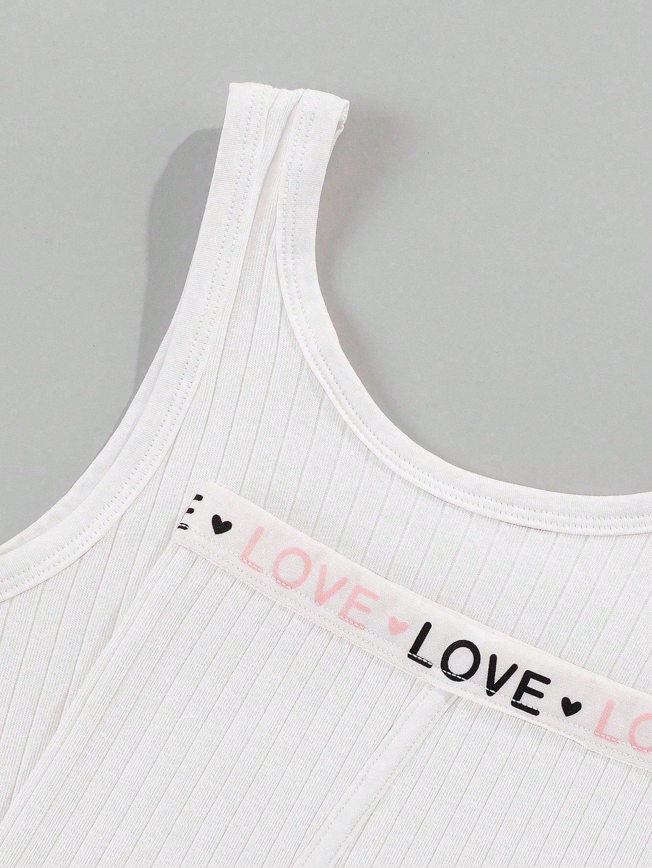 6pcs/Set Teen Girl Camisole Sports Bra,Solid Color Elastic Waist Panty,Simple Underwear Set For Girls,Back To School Winter,Work Lingerie Shorts Set