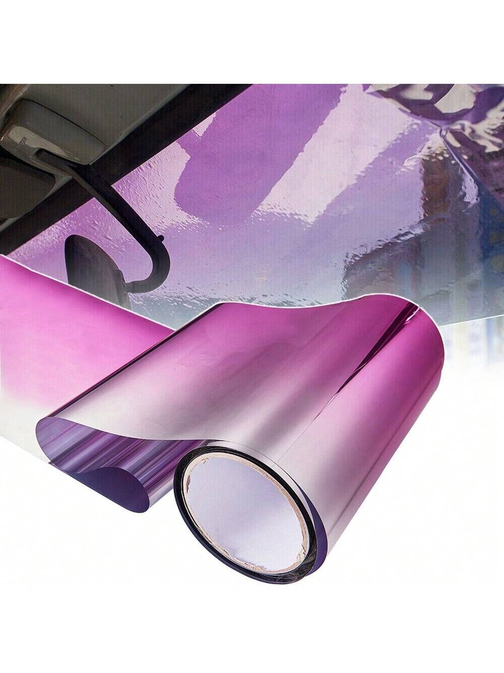 7.87x59.06 Inch PVC Gradient Sunshade Film, Suitable For Car Windshield, Self-Adhesive UV Protection, Eye-, Anti-Glare, Anti-Explosion, Waterproof And Scratch-Resistant Vinyl Wrap, Universal Fit, Brea