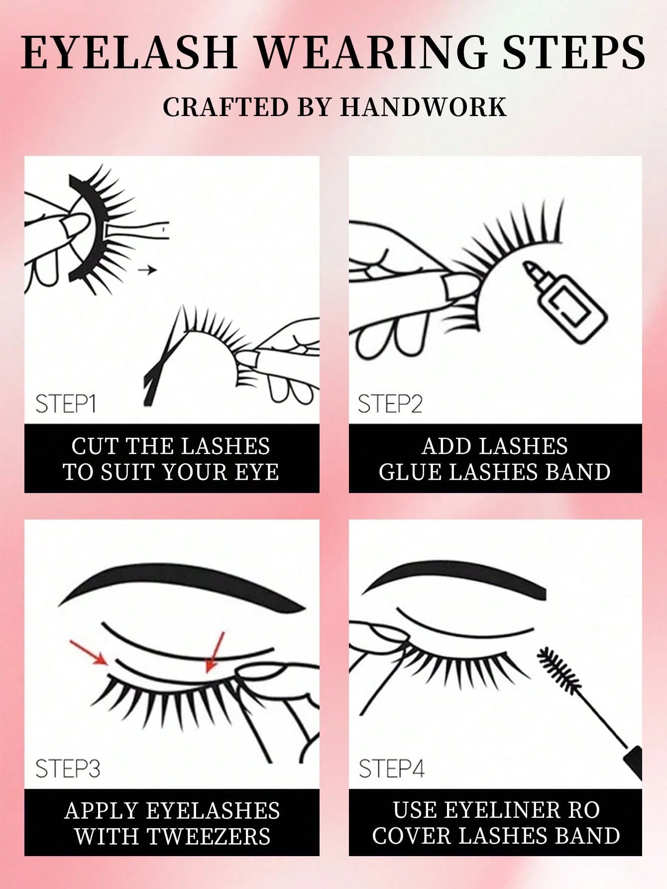 7 Pairs Of D-Curl Thick & Fluffy Russian Style Natural Lashes, Classic Cat Eye Mink Lashes, Cross Fiber 5D Thick & Long False Eyelashes, Soft & Natural For Creating Natural Makeup Look