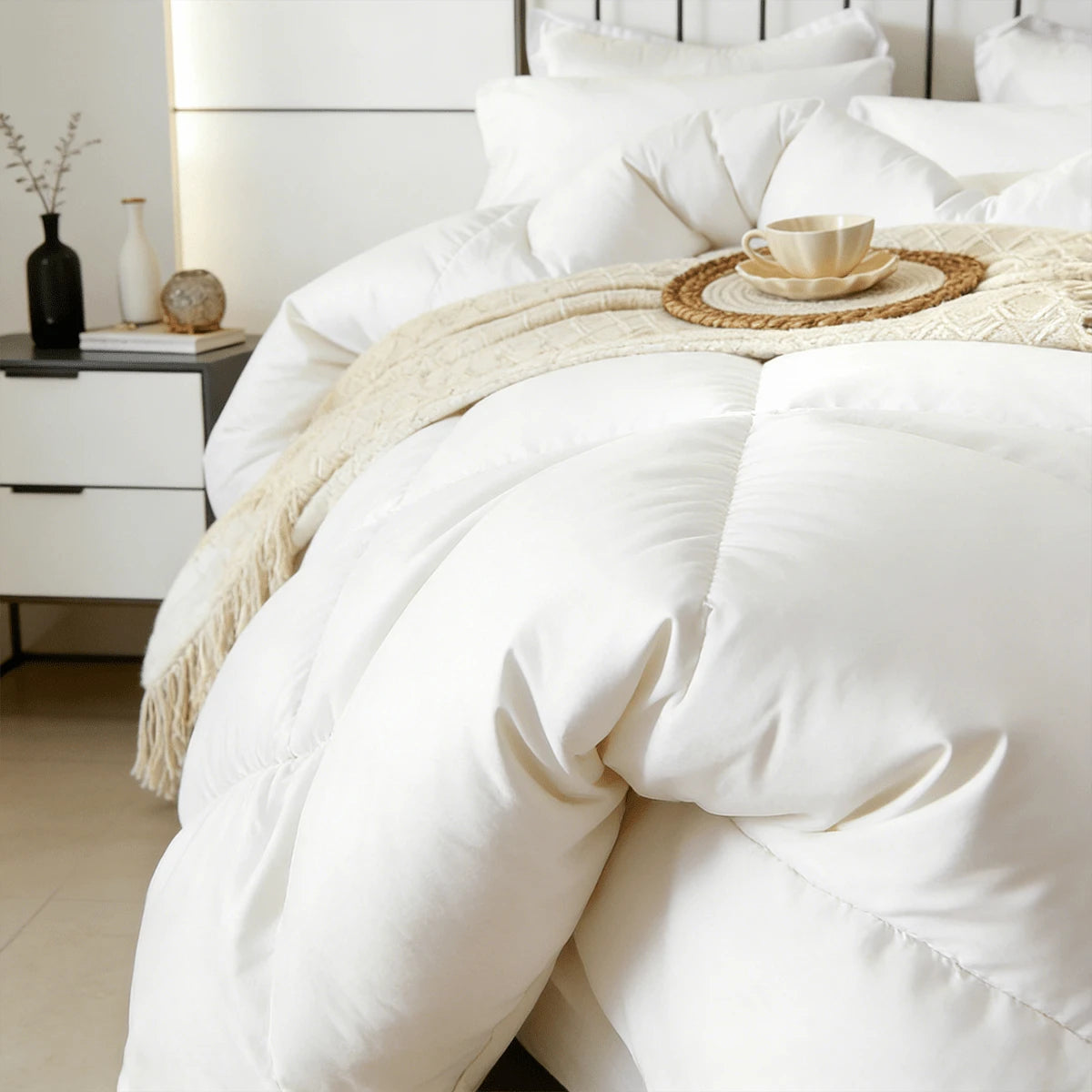7-Pcs Or 5-Pcs Soft And Breathable Checkered Comforter Sets Queen, As A Family Gift. Includes Fitted Sheet, Flat Sheet, Pillowcase And Comforter, Bed In A Bag, A Luxurious Bedding Set, Machine Washabl