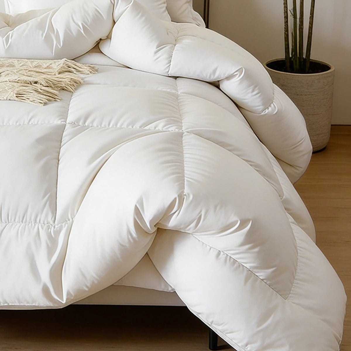 7-Pcs Or 5-Pcs Soft And Breathable Checkered Comforter Sets Queen, As A Family Gift. Includes Fitted Sheet, Flat Sheet, Pillowcase And Comforter, Bed In A Bag, A Luxurious Bedding Set, Machine Washabl