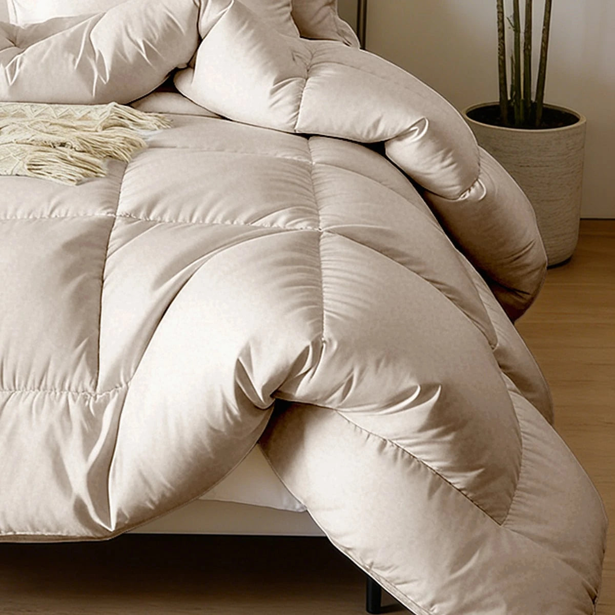 7-Pcs Or 5-Pcs Soft And Breathable Checkered Comforter Sets Queen, As A Family Gift. Includes Fitted Sheet, Flat Sheet, Pillowcase And Comforter, Bed In A Bag, A Luxurious Bedding Set, Machine Washabl