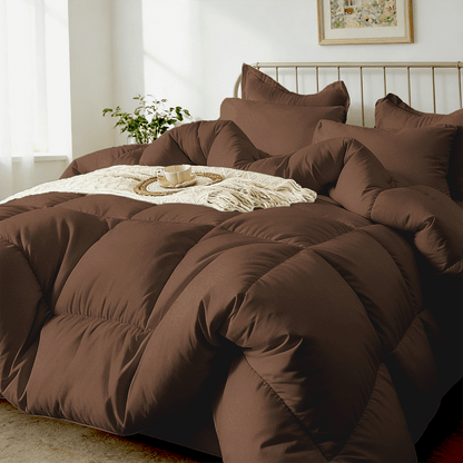 7-Pcs Or 5-Pcs Soft And Breathable Checkered Comforter Sets Queen, As A Family Gift. Includes Fitted Sheet, Flat Sheet, Pillowcase And Comforter, Bed In A Bag, A Luxurious Bedding Set, Machine Washabl