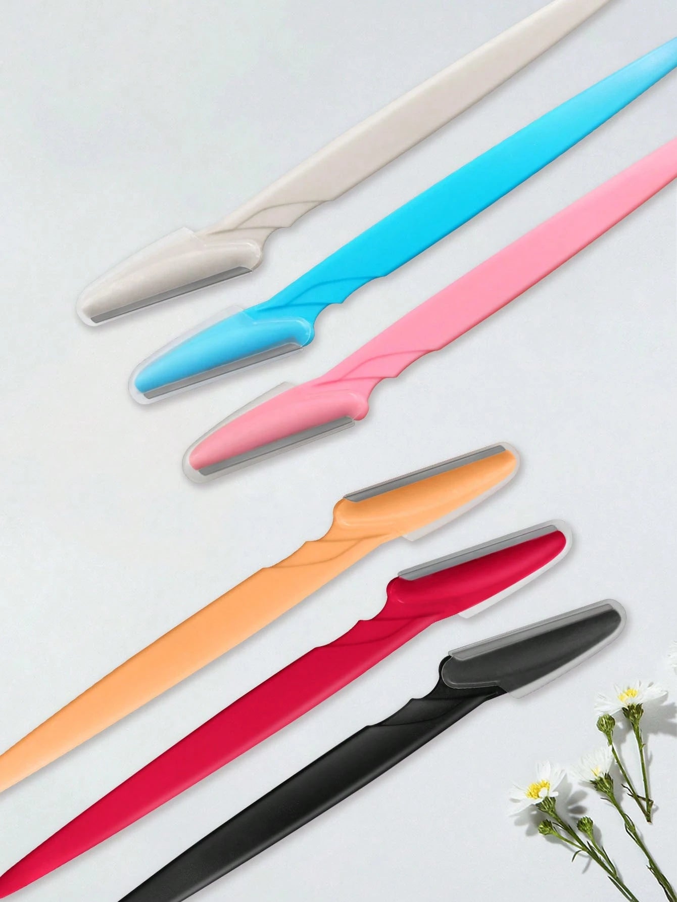 70/24/12/6pcs Multi-Color Contouring Razor Set, Women's Eyebrow Shaping Tools, Suitable For Daily Use Or Travel,Giveaways,Travel,Cheap Stuff,Travel Essential