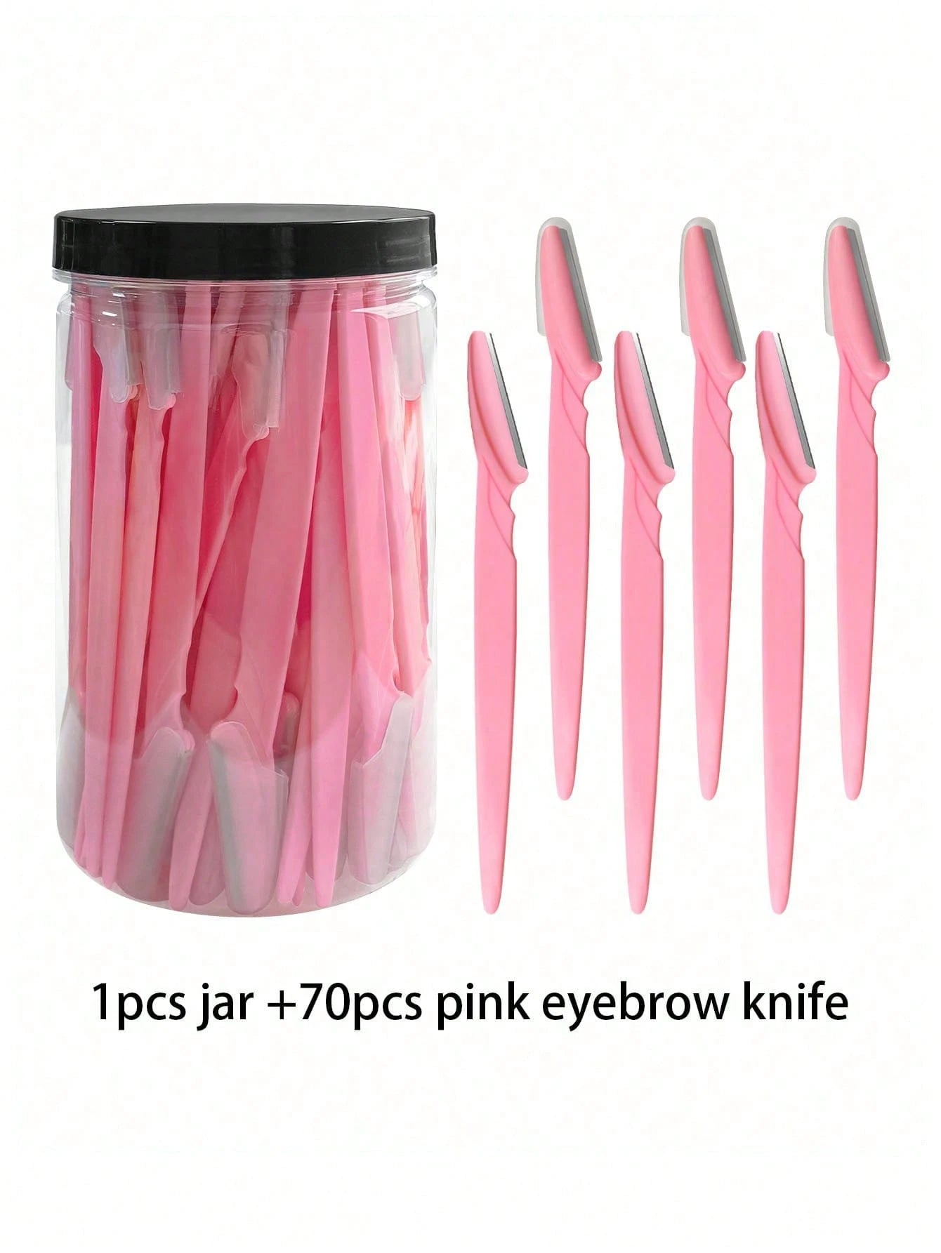 70/24/12/6pcs Multi-Color Contouring Razor Set, Women's Eyebrow Shaping Tools, Suitable For Daily Use Or Travel,Giveaways,Travel,Cheap Stuff,Travel Essential