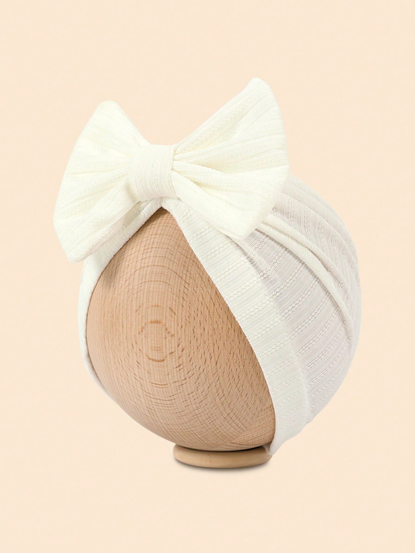 8 Colors Spring And Autumn Style Embroidered Headband Hat With Bow Decoration For 1-12 Months Old Babies, Newborn Baby Girl And Baby Boy Clothes Knitted Hand Sewn Stretch Fabric, Bow Hair Accessories