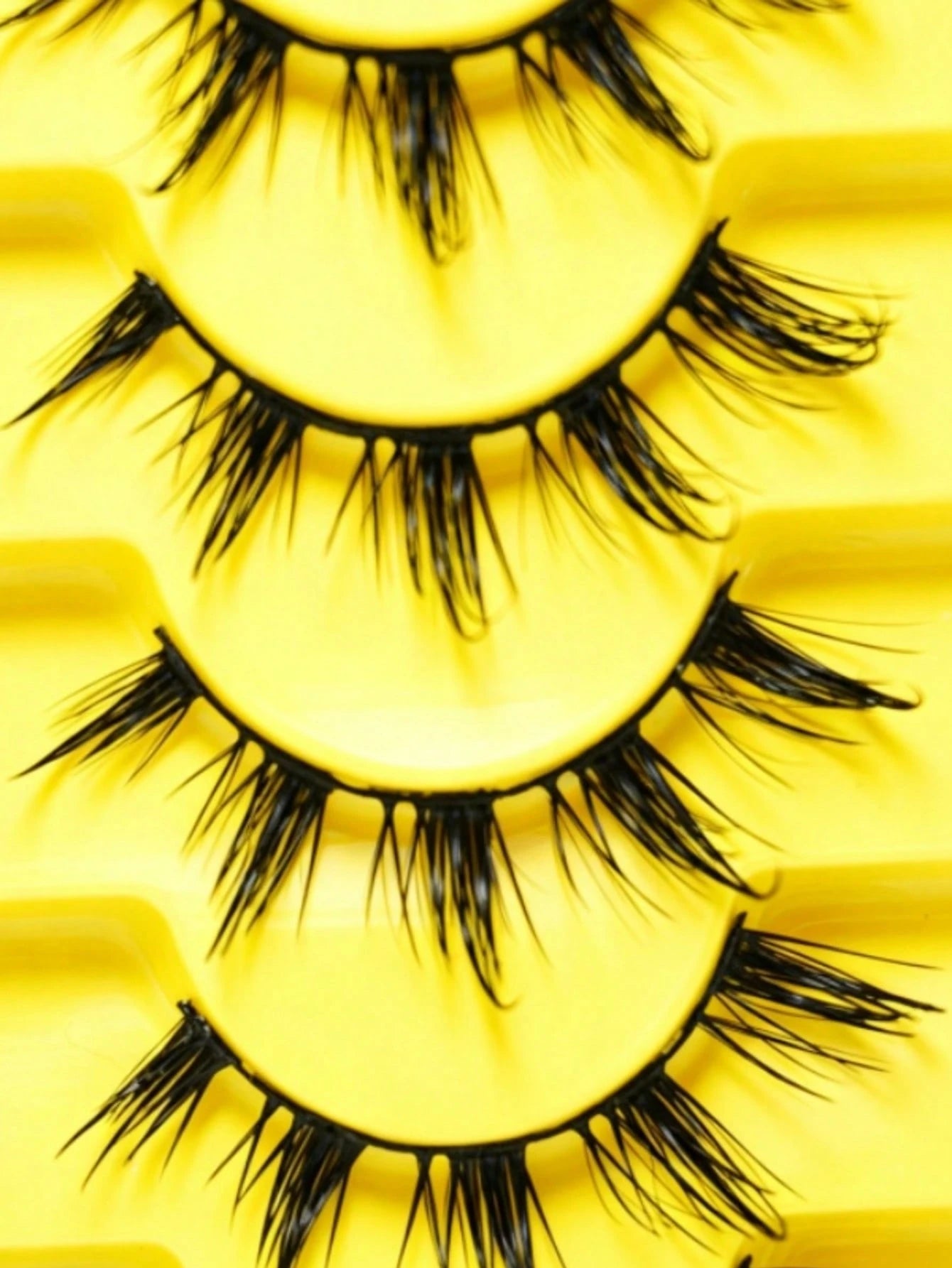 8 Pairs Cartoon Style Natural Long Cosplay Makeup Criss-Cross Big Eyes Lashes Cat Eye False Eyelashes Pointed Thick False Lashes, Suitable For Festivals, Celebrations, Parties, Reusable, Lengthening