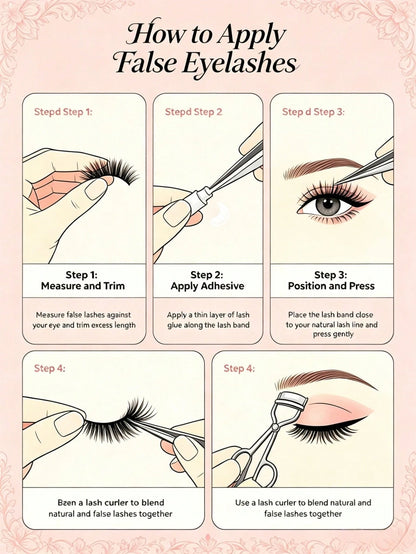 8 Pairs Cartoon Style Natural Long Cosplay Makeup Criss-Cross Big Eyes Lashes Cat Eye False Eyelashes Pointed Thick False Lashes, Suitable For Festivals, Celebrations, Parties, Reusable, Lengthening