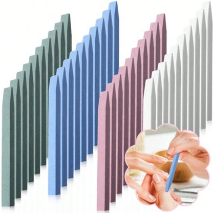 8 Pcs Stone Nail File Pumice Stick For Fingernails Pumice Rock Nail Cuticle Pusher Rock File For Home Salon Toenail Buffing Tool