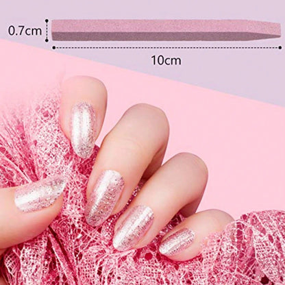 8 Pcs Stone Nail File Pumice Stick For Fingernails Pumice Rock Nail Cuticle Pusher Rock File For Home Salon Toenail Buffing Tool
