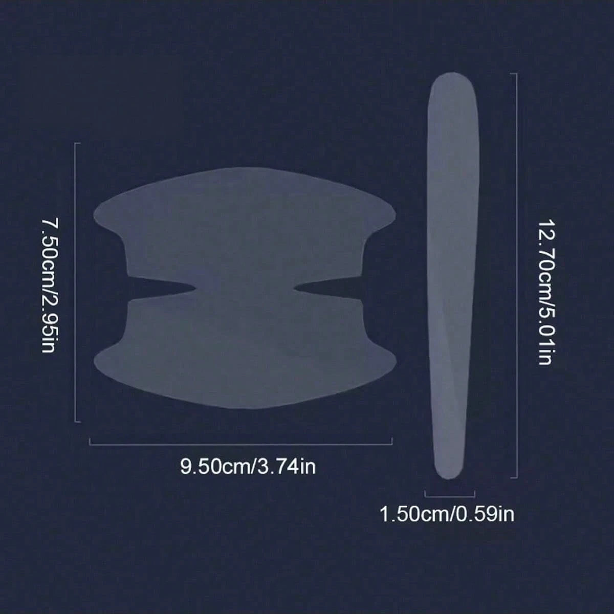 8 Piece Universal Car Door Handle Protector, Clear Scratch Resistant, Plastic Material, Universal Clear Paint Protective Film- Easy To Install, Waterproof Trim For Most Car Models