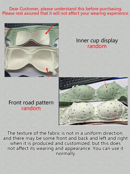 8pcs/Set Ditsy Floral Teen Girl Underwear Set, Suitable For 13-15 Years Old Girls